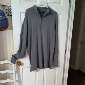 Polo by Ralph Lauren Gray Zip Up Sweater